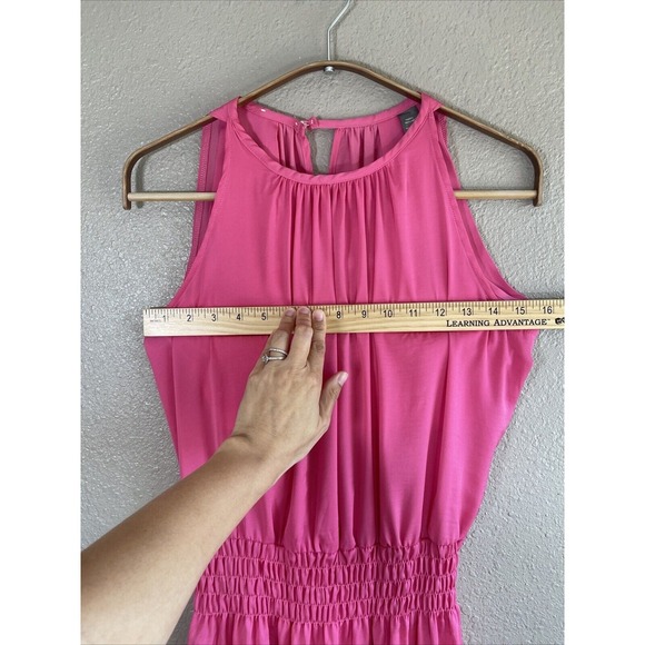 SheBird Emma One & Done Bra Maxi Dress Bright Pink Size 2 XS - Picture 3 of 12